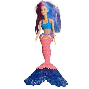 Mattel Barbie Dreamtopia/Color Reveal Mermaid Doll‎ Blue Sparkle